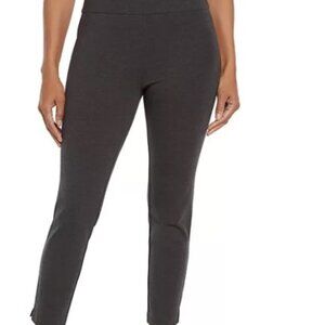 New Express High Waist Ponte Pant in Charcoal Heather
